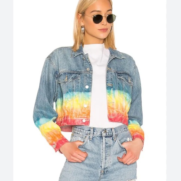 Blank NYC Jackets & Blazers - BLANK NYC Cropped Denim Jacket